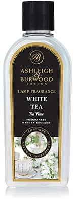 Ashleigh & Burwood - Lampenduft Nachfüllung - Weißer Tee Duft 1000ml - 40 Stunden Brenndauer - Für Zuhause & Badezimmer - Luft reinigen & säubern - Bergamotte, Tee, Moschus