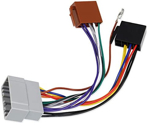 Fiegromech ISO Car Radio Stereo Wiring Harness Adapter Replacement for Jeep 2001-2007,Dodge Ram 2002-2007,Chrysler 2002-2007 Radio Connector