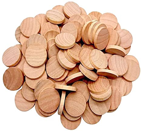 Dischetti Legno Dischetti Legno Grezzo Fette Legno Dischetti Legno Grezzo DIY Trucioli di legno Registro di Legno fette di Dischi 50 pezzi per Fai da Te Creativo Artigianato e Decorazioni(30mm)