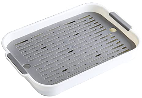 Hund Training Toilette, Hundeklo Hundetoiletten Welpen, Trainingsunterlage Hunde, Welpentoilette für Hunde Töpfchen Tablett, Hund Töpfchen Zaun (Weiß, M)