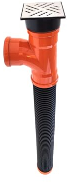 SP Sickerschacht DN110 SN8 Edelstahl Bodenablauf Hofablauf Drainagerohr Spülschacht