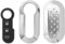GIANTO Cover per Chiave Argento + Tasti Compatibile con Fiat Lancia, Custodia a Specchio Argentata con Pulsanti Telecomando in Silicone per 500 Punto Bravo Panda Ypsilon Y Delta Musa (Guscio + Pad)