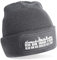 Herzbotschaft Beanie Strickmütze mit Spruch | Ich Bin 1860 Fan Also Bin ich Cooler als du! | grau | weiche und warme Fußball Mütze für München Fan | Skyline | SoftTouch Einheitsgröße für Erwachsene