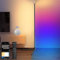 Weilim Lámpara de pie RGB LED, Lámpara de pie Inteligente Regulable con Control Remoto - Funciona con Alexa, Google Assistant y App, Control Vocal, 16 Millones de Colores, Sincronización Musical