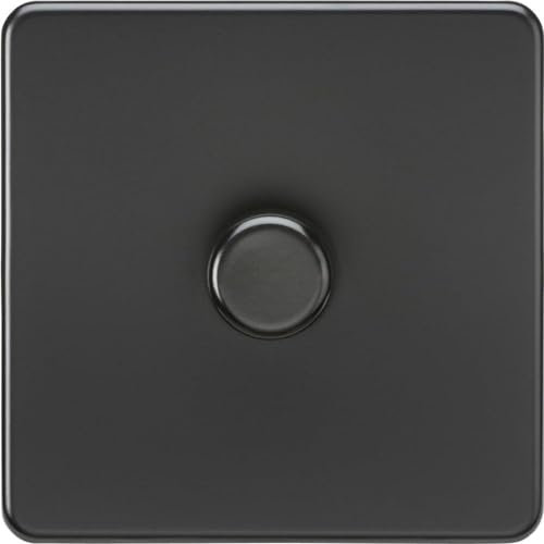 1G 2-way 10-200W (5-150W LED) Intelligent dimmer - Matt Black