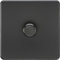 1G 2-way 10-200W (5-150W LED) Intelligent dimmer - Matt Black