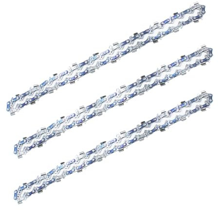 49-16-2723 Chainsaw chain 10 in Replacement for Milwaukee M18 FUEL 2720-20 Chainsaw,Pole Saw,3/8 .043 40 Drive Links-3 Pack