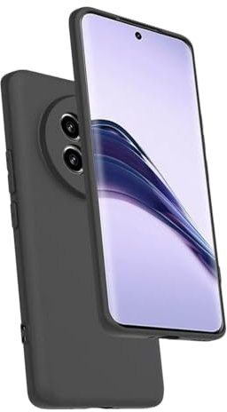 Bihizei Coque pour Realme 13 Pro/13 Pro+/13 Pro Plus 5G, Couche Intérieure Douce, Souple Silicone Étui Antichoc Protection Housse TPU Case - Noir