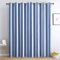 SZLYZM Vorhänge Blau Weiß Gestreift, Verdunkelungsvorhang 2er Set - Vorhang Blickdicht Maritim Muster, Thermovorhang für Deko Wohnzimmer Schlafzimmer, Gardinen mit Ösen 175x140 cm (HxB)