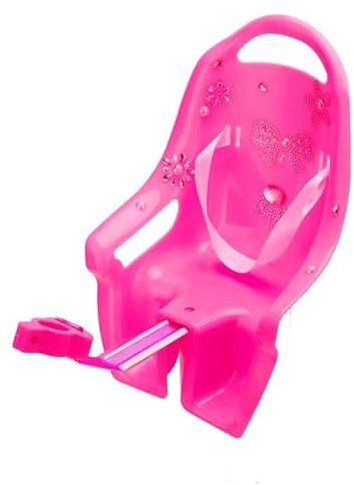 Moshay Siège de vélo universel avec autocollants DIY pour filles enfants accessoires de vélo (rose)