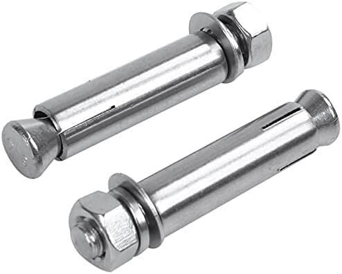 JNHGSHUAISDF Spreizdübel Dehnschrauben, Ankerbolzen, M8 x 60 mm, Dehnschrauben for Wandbeton und Ziegel, geschlossene Haken, Bolzen