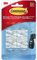 AMK® Command 6 Pack Mini Clear Self Adhesive Strips Hooks Damage Free Hold 225g Hanging Transparent