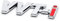 VVT-i Auto Emblem Badge Fender Rear Badge Auto Aufkleber für Honda Toyota Rx Tundra rav4 4Runner(Chrom)