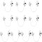 HOMGEN Window Locks Popular 10pcs Window Restrictor for UPVC Window Open Restrictors Chilid Safety Multipack Window Locks with Screws &Keys Perfect for UPVC, Wooden Windows
