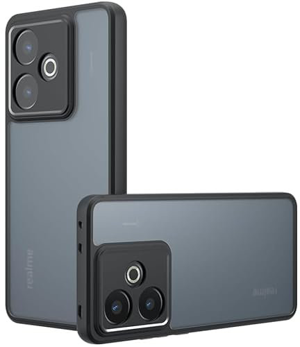 Lemxiee Funda para realme GT 7 & realme GT 7T Case con Antihuellas/Antivibración/Antideslizante Funda de Silicona Flexible + Acrílico translúcido Esmerilado