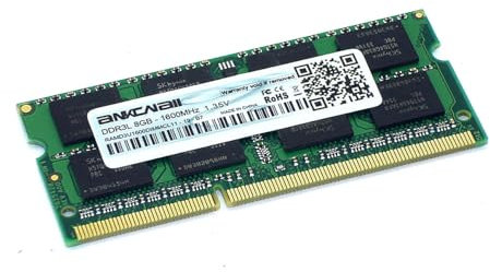 Memoria RAM DDR3L 8GB 1600MHz SODIMM 1.35V PC3-12800 – Chips Samsung/Hynix/Kingston – Compatible con portátiles Antiguos – Upgrade Sencillo y eficaz