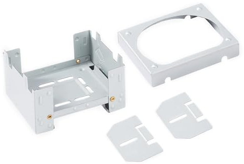 MALSSE Pocket Sized Foldable Stove For Cooking Hiking Outdoor Light Weight Alcohols Burners Folding With Windshield & Lid Foldable Alcohols Burners Survival