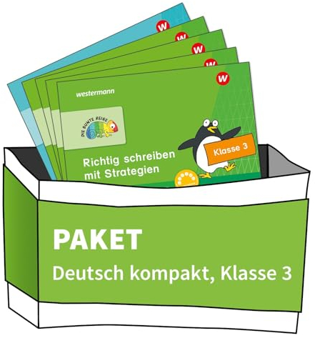 DIE BUNTE REIHE - Deutsch: Paket: Deutsch kompakt Klasse 3 (5 Hefte): Paket kompakt 3 (5 Hefte)