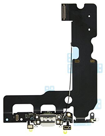 ONLYTECH - Connecteur de Charge pour iPhone 7 Plus Blanc - Nappe Interne Comprenant Le connecteur de Charge, Le Micro et l'antenne GSM - Compatible Apple