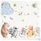 Little Deco Wandbild Kinderzimmer Waldtiere Fuchs Bär Hase I 82 x 50 cm (BxH) I Wandaufkleber Wandtattoo Junge Mädchen Babyzimmer Wandsticker Bilder DL206-17