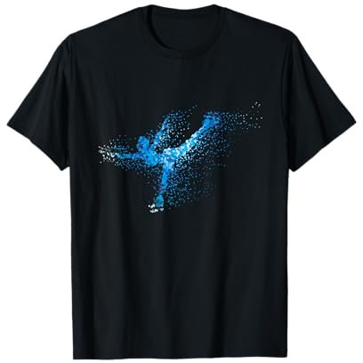 Eiskunstläuferin Eiskunst Eisbahn Eis Schlittschuh Geschenk T-Shirt