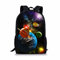 Binienty Personalisierter Kinder-Rucksack, Schultaschen für Jungen und Mädchen, Schulanfang, Schulterrucksack, Galaxy Planeten, Einheitsgröße