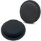 Custodia in silicone per Airtag, Custodia protettiva in silicone Airtag antigraffio con colla antitraccia di alta qualità 2 PZ (Nero)