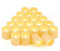 Lot de 24 bougies 4,6 cm chauffe-plat à LED vacillantes sans flamme - Blanc chaud - Pour mariage, festival, fête, Halloween et décoration de Noël
