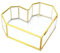 FCQLFYF Goldene Vintage-Schmuckschatulle,Schmuckkoffer, Glas Schmuckschatulle,Für Tafelaufsatz,Display-Schmuck,Dekorationskommode,Hochzeit
