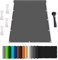 Sonnensegel Rechteckig, Balkonverkleidung mit Seil, Wasserdicht markisenstoff, Quadrat PES Polyester Sonnenschutz, für Die überdachung Schwimmbad Dunkelgrau 3.5x5M