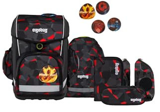 ergobag cubo Light Set ergonomischer Schulanzen, extra leicht, Set 5-teilig, 780 g