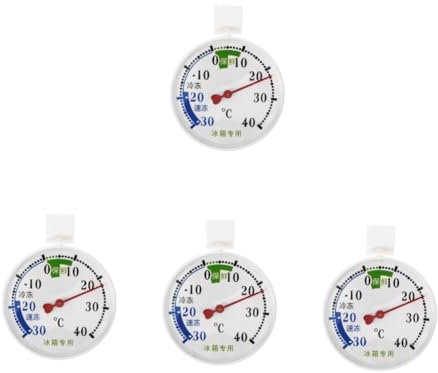jojofuny 4pièces Thermomètre De Congélateur Et Réfrigérateur Avec Capteur Mesure De Température Cup Pour Installation Facile Plage De Température Pour Applications Et