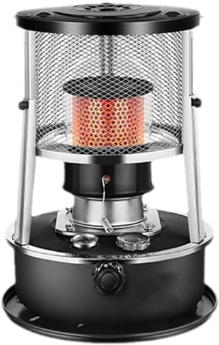 Portable Non Electric Kerosene Stove Heater for Camping Cooking Tent Heating Oil Heater Burner for Fishing Hiking Compact Size 33x33x46 (Color: A)