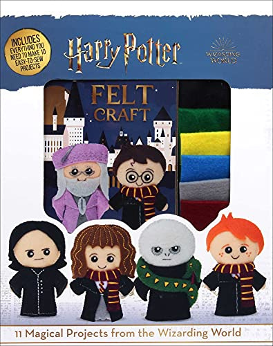 Harry Potter Felt - Craft Kit - Craft Gift for Harry Potter Fans - Officially Licensed: 11 Magical Projects from the Wizarding World
