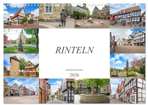 Rinteln Impressionen (Wandkalender 2026 DIN A3 quer), CALVENDO Monatskalender: Eine geniale Auswahl der schönsten Bildmotive von Rinteln (CALVENDO Orte)