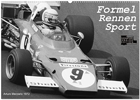 Formel - Rennen - Sport (Wandkalender 2026 DIN A2 quer), CALVENDO Monatskalender: Nürburgring, Nivelles, Hockenheim: spannende Einblicke in den Formelsport der 70ger und 80ger Jahre (CALVENDO Sport)