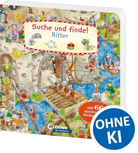 Suche und finde! - Ritter: Wimmelbuch ab 2 Jahren mit 66 spannenden Suchaufgaben zum Entdecken (Loewe von Anfang an)