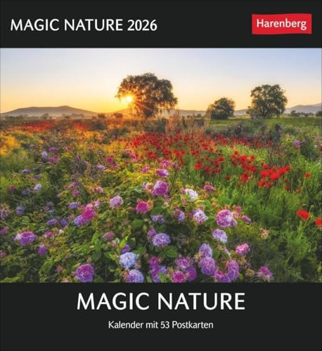 Magic Nature Postkartenkalender Kalender 2026 - Kalender mit 53 Postkarten: Tischkalender zum Aufstellen und Aufhängen mit 53 Postkarten: Landschafts- und Tierfotos zum Sammeln und Verschicken