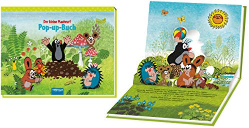 Trötsch Mini-Pop-Up-Buch Der kleine Maulwurf Kinderbuch Pauli Maulwurf: Entdeckerbuch Beschäftigungsbuch