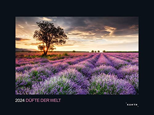 Düfte der Welt - KUNTH Wandkalender 2024: Hochwertiger, bildstarker Kalender mit Spiralbindung im Großformat (KUNTH Wandkalender Black Edition 60 x 45 cm)