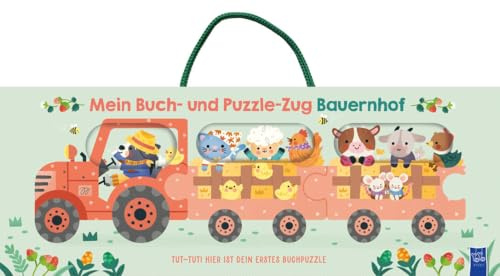 Mein Buch- und Puzzle-Zug: Bauernhof