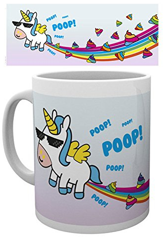 Unicorn - Lizenz Tassen - Poop