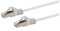 SCHWAIGER CAT6 Netzwerk Flachkabel, U/FTP, 1,5m, weiß