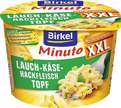 Birkel Minuto XXL Lauch-Käse_Hackfleisch-Topf 6er Pack (6x78g)