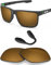 BlazerBuck Anti-salz Polarisierte Ersatzgläser für Oakley Crossrange OO9361 - Perlengold