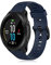 Buwico Armband für Garmin Forerunner 945/935, Fenix5 Plus/Fenix 5 - Silikon Uhrenarmbänder Fitness Sport Ersatz Uhrband Wechselarmbänder - Marine