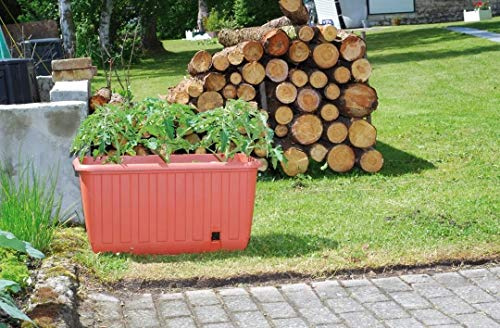 KHW Pflanzkasten Ambizioso ohne Rollen in Terracotta