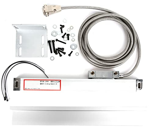 2AE/3AE Linearmaßstab Aluminiumlegierung Linearmaßstab Achse Linearmaßstab DRO Aluminiumlegierung Druckgussanzeige Linearmaßstab 5um(250mm)