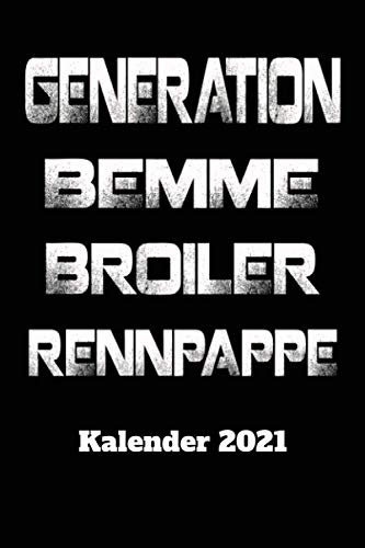 DDR Kalender 2021 Generation Bemme Broiler Rennpappe: DIN A5 Wochen Kalender 2021 für den DDR Fan . Jeweils 1 Woche auf zwei Seiten und Platz für ... Als Planer, Tagebuch, Info Heft zu verwenden.