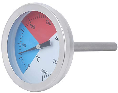 termómetro horno + Fydun Termómetro para horno TS-BX500 0-300 ℃ Termómetro para parrilla BBQ Medidor de temperatura de mesa en acero inoxidable
